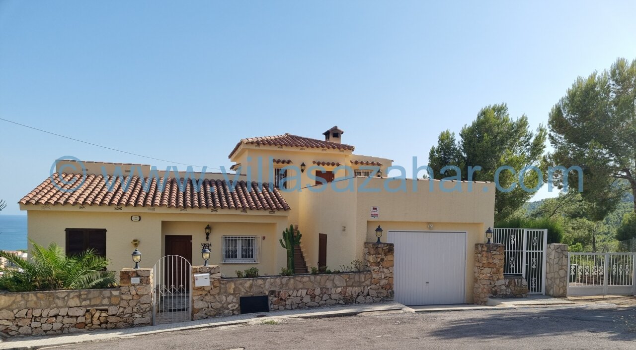 Alcossebre Villa con vistas al mar frontales