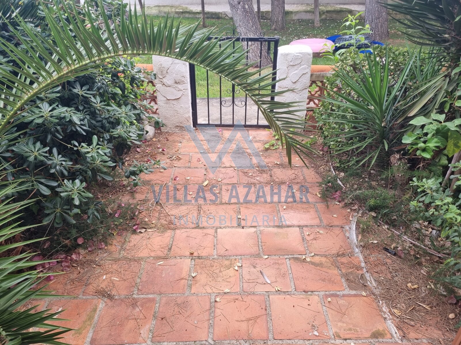 Entrada mediterránea con encanto: adoquines de piedra natural y plantación exótica invitan a soñar! Entrada mediterránea con encanto: adoquines de piedra natural y plantación exótica invitan a soñar!