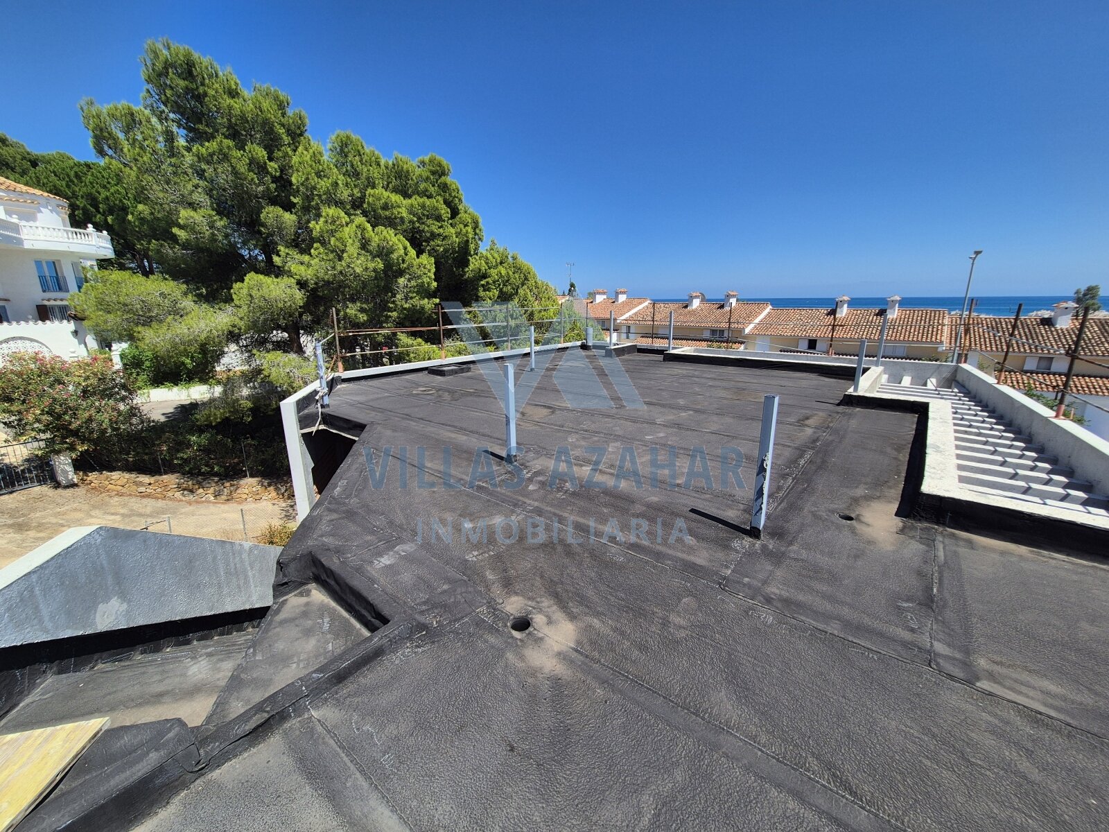 Terraza en la azotea con vistas al mar - ¡tu vista privada a la costa del Mediterráneo!